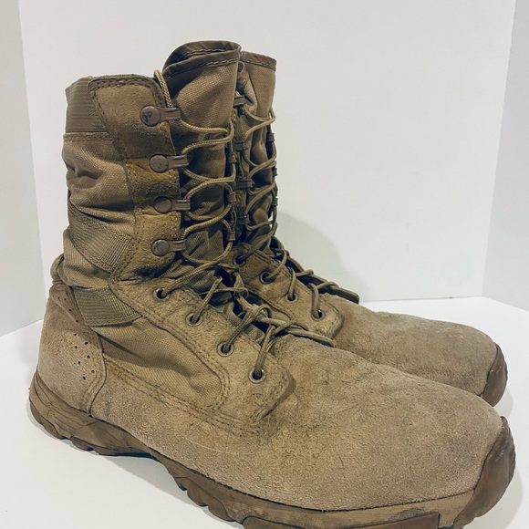 Tactical Research Military Boot Size 13 Tactical Boots Brown - Picture 3 of 9